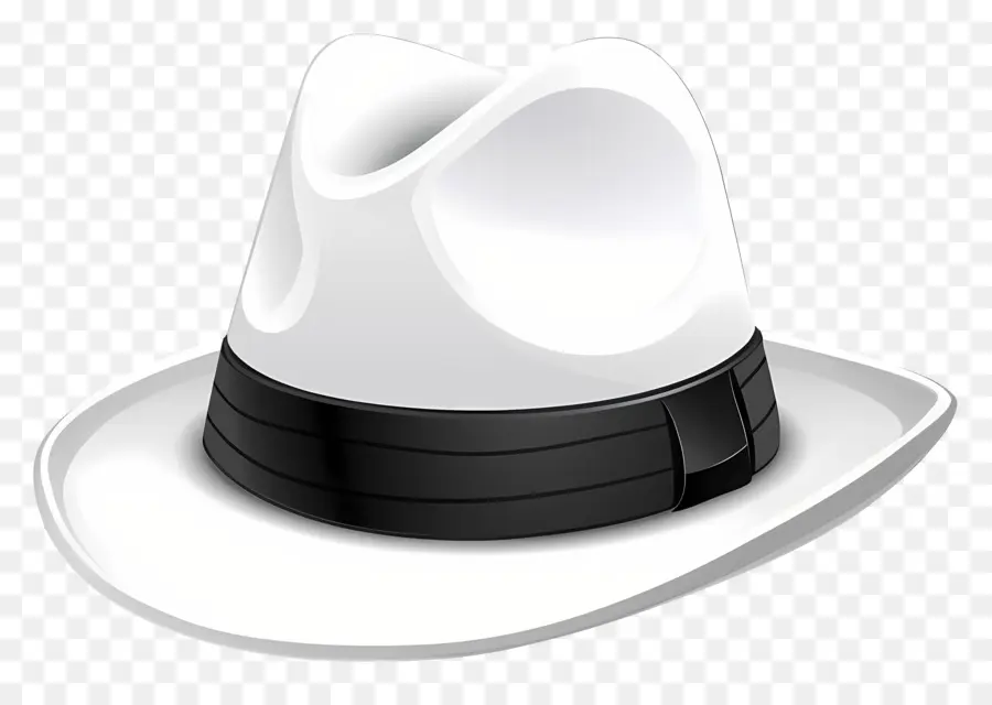 Fedora，Sombrero Negro PNG