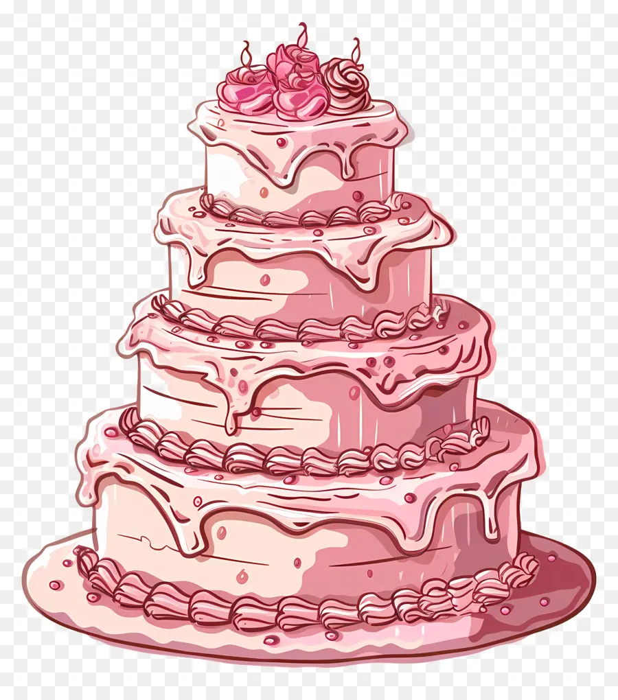 Pastel De Boda，Pastel De Tres Niveles PNG