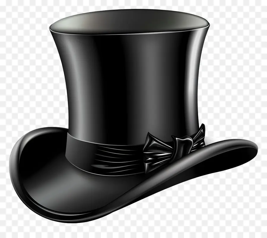 Sombrero De Copa，Negro PNG