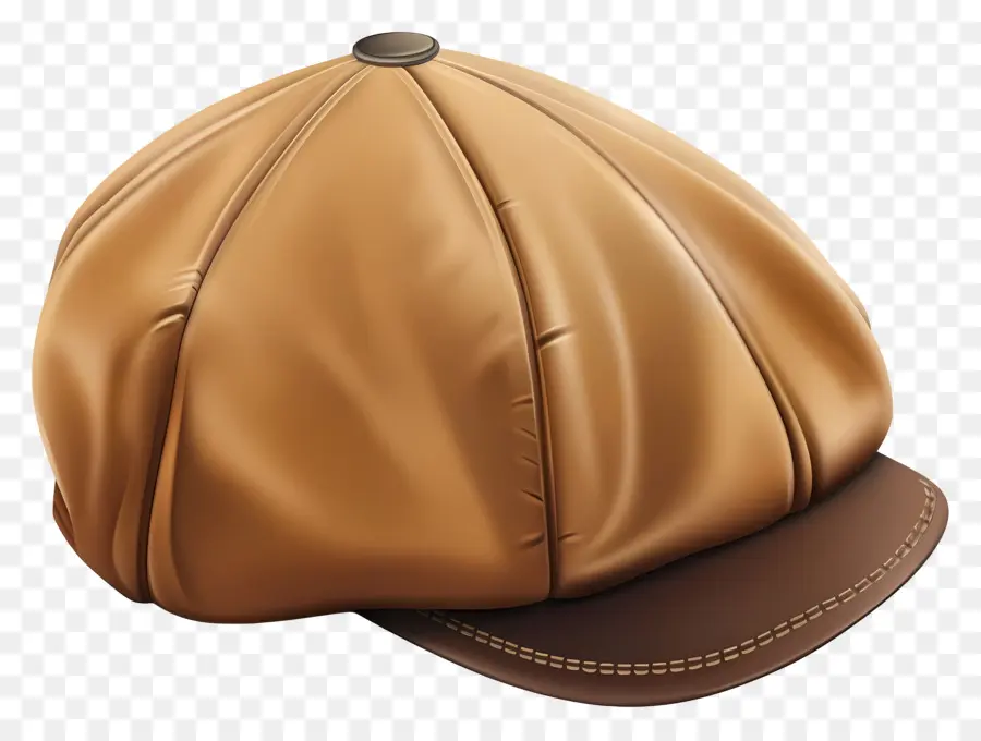 Gorra Newsboy，Gorra De Cuero PNG