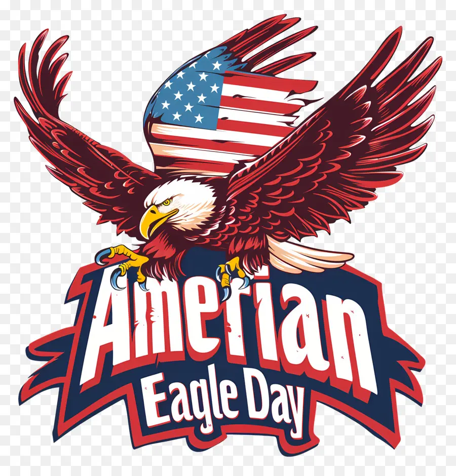 American Eagle Día，águila Silueta PNG