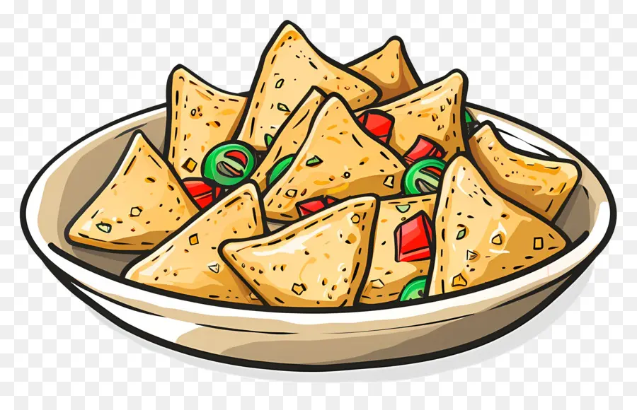 Nachos，Pimientos PNG