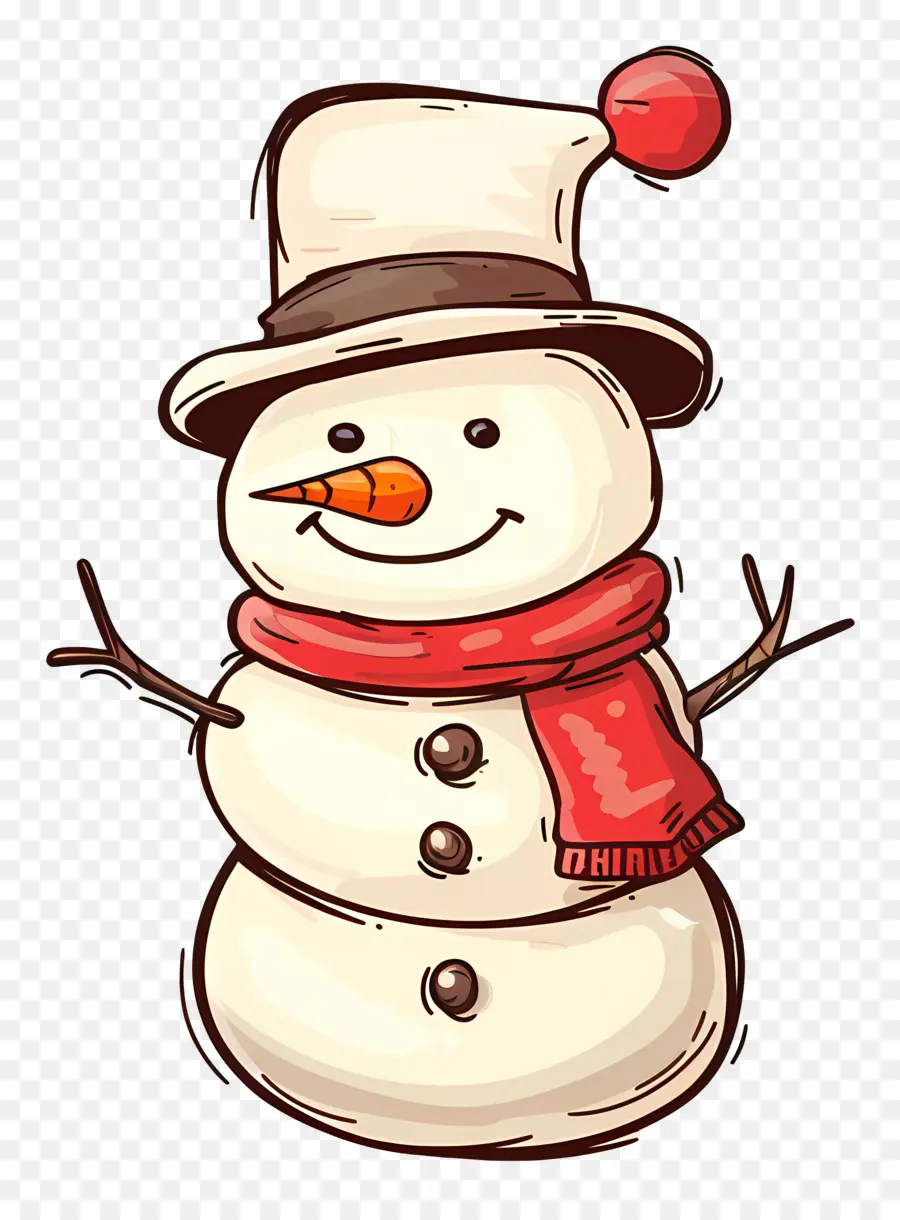 Muñeco De Nieve，Muñeco De Nieve De Dibujos Animados PNG