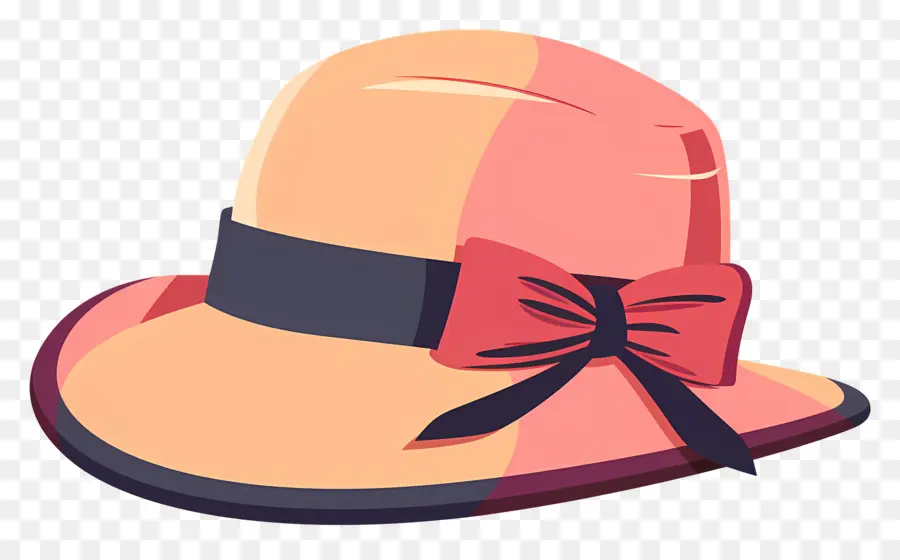 Sombrero Cloche，Sombrero De Arco Rosa PNG