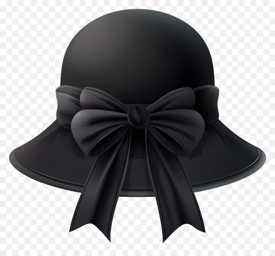 Sombrero Cloche，Sombrero Negro PNG