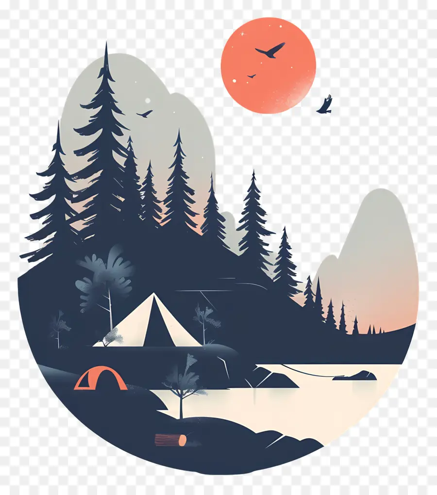 Camping，Carpa PNG