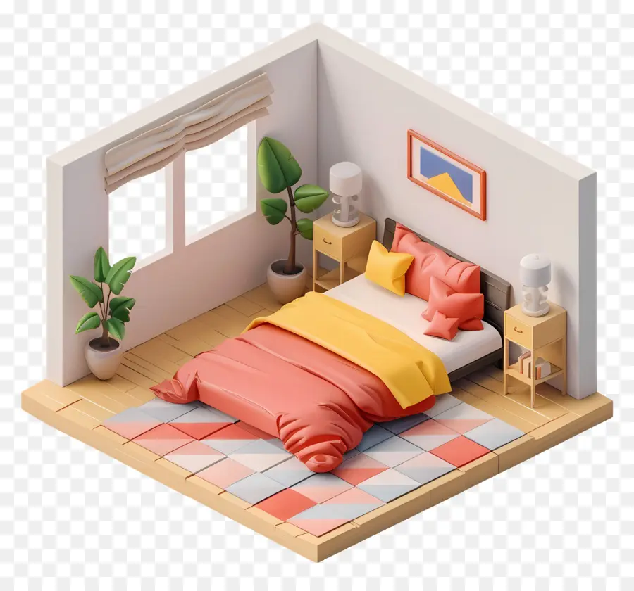 Dormitorio，Dormitorio Acogedor PNG