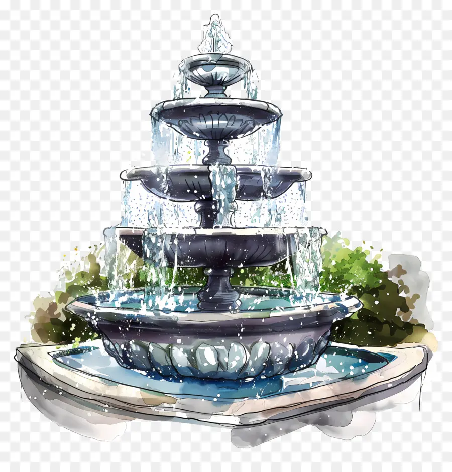 Fuente De Agua，Fuente PNG