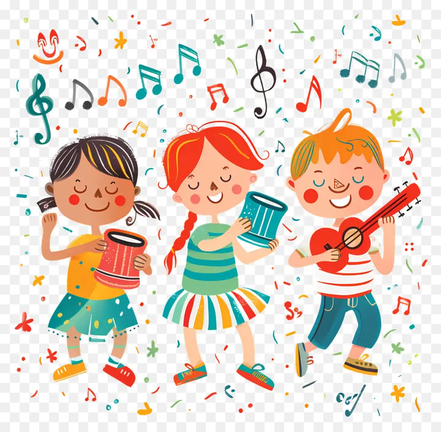 Mundo Día De La Música，Children PNG