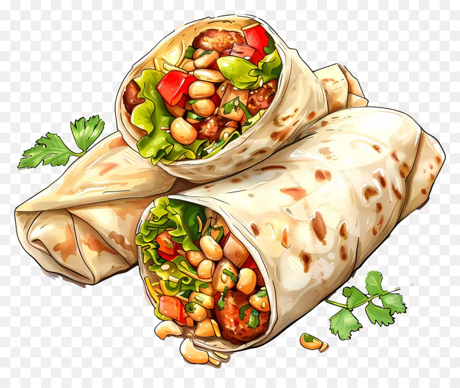 Burritos，Pollo PNG