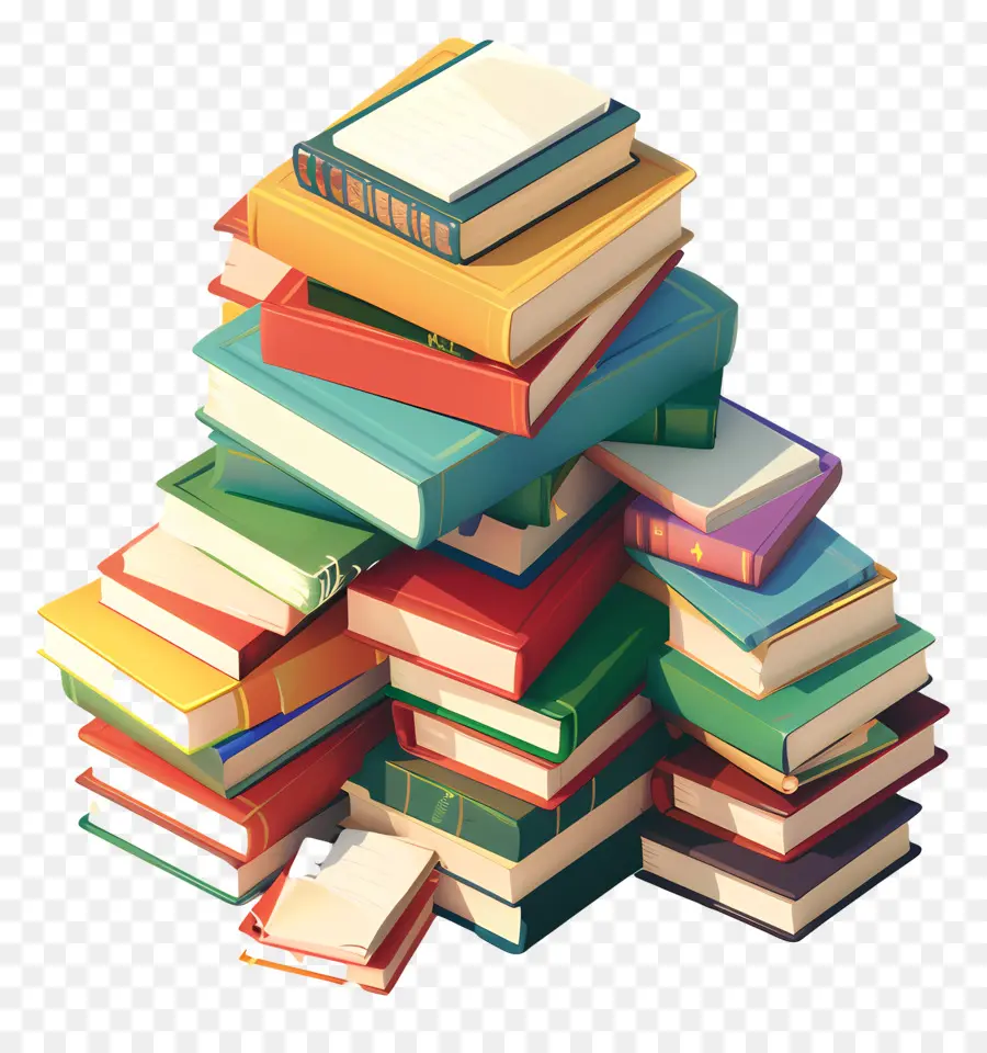 Pila De Libro，Libros PNG