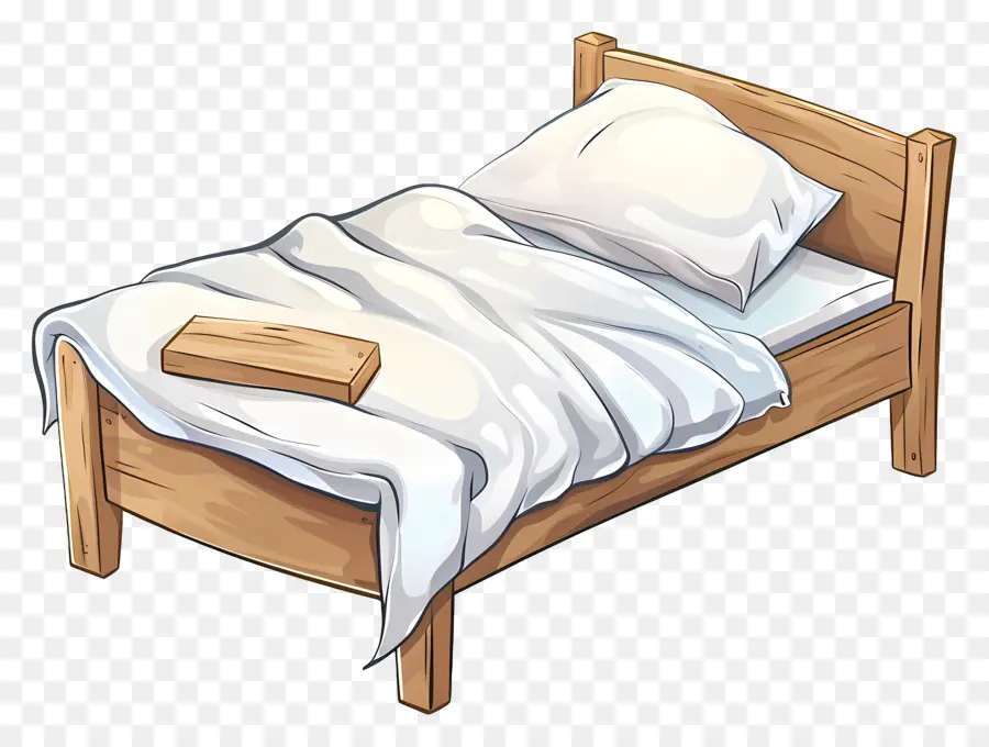 Cama Individual，Cama PNG