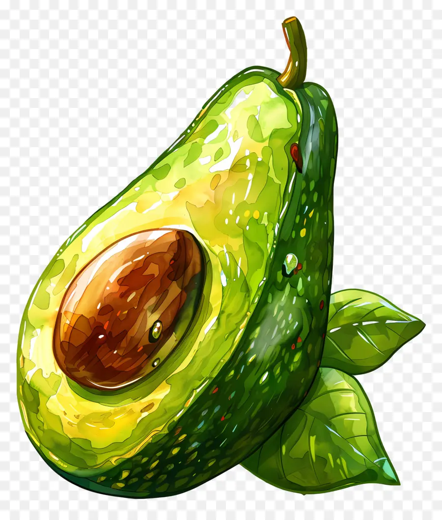 Aguacate，Ripe PNG