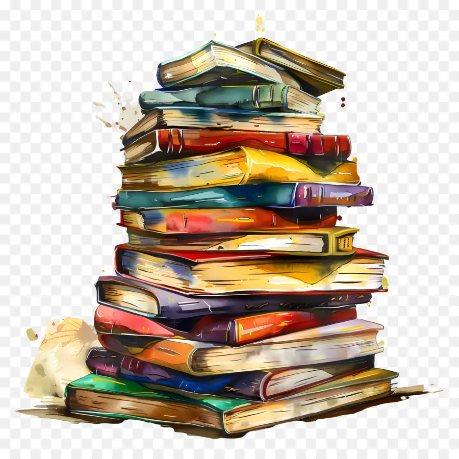 Pila De Libro，Libros PNG