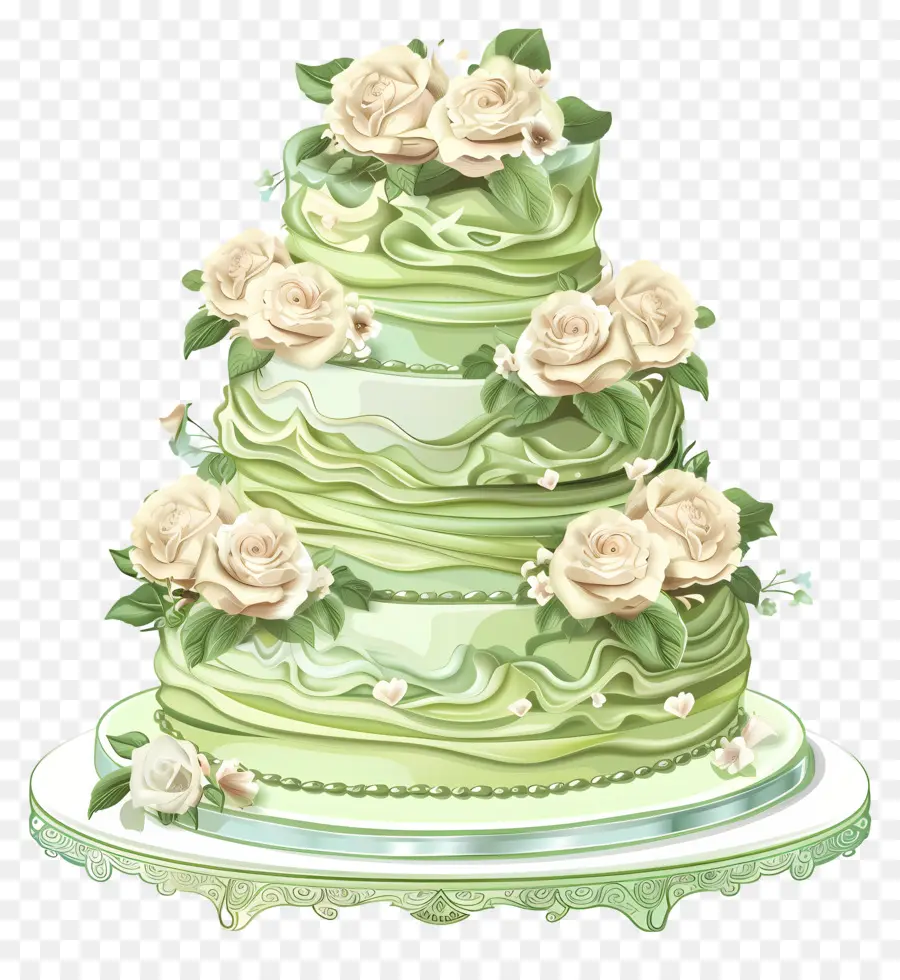 Pastel De Bodas，Escalonado PNG