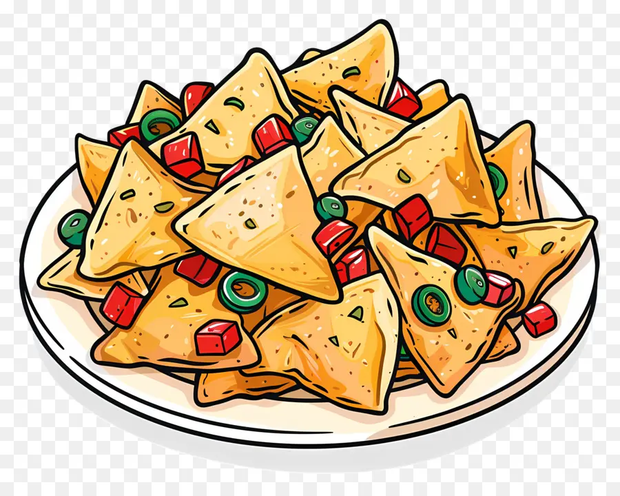 Nachos，Queso PNG