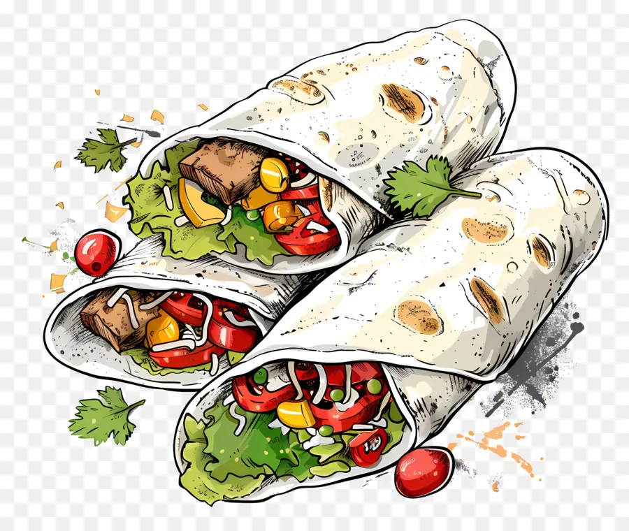 Burritos，Tacos PNG