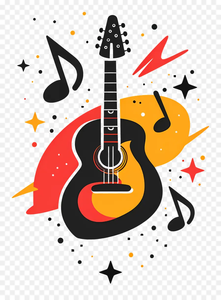 Mundo Día De La Música，Guitarra PNG