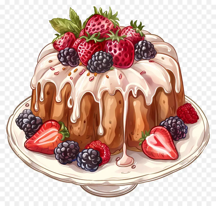 Bundt Cake，Pastel PNG