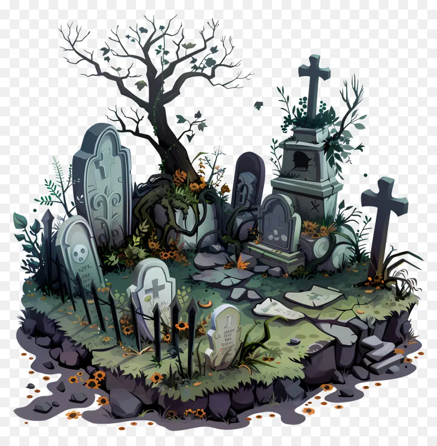 Graveyard，Cementerio PNG