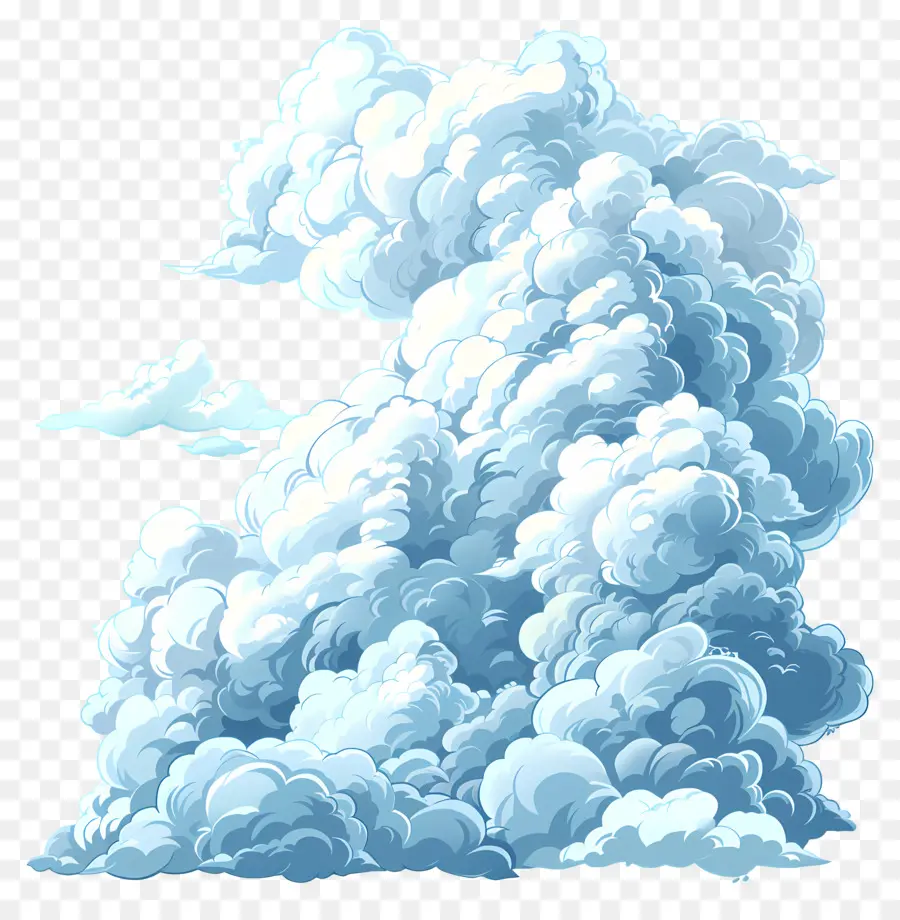 Nubes Blancas Esponjosas，La Formación De Las Nubes PNG