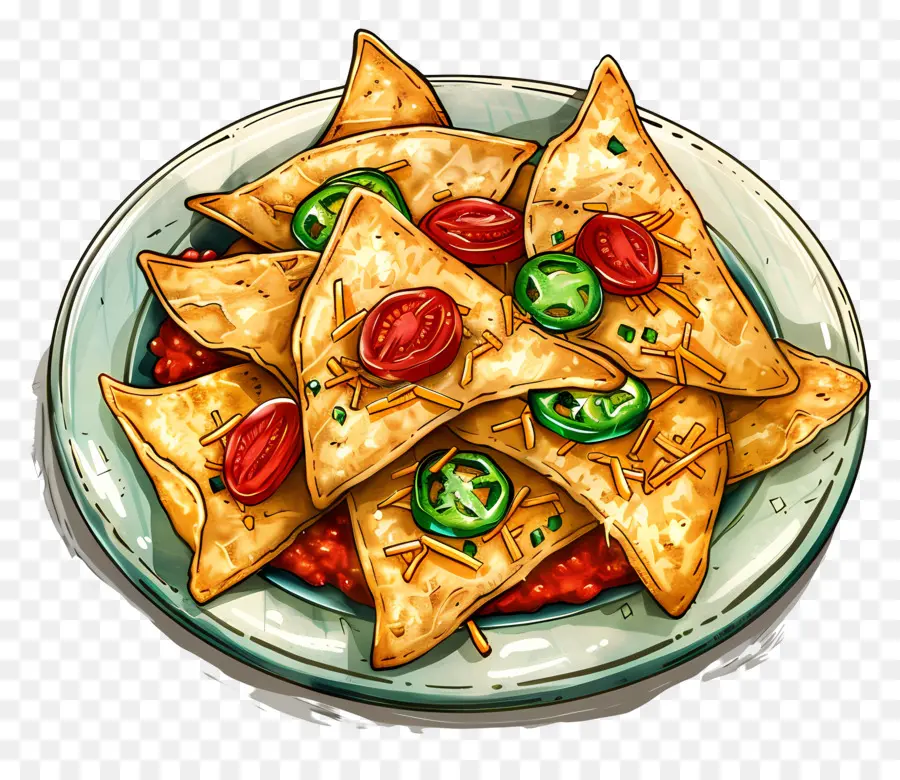 Nachos，Chips De Tortilla PNG