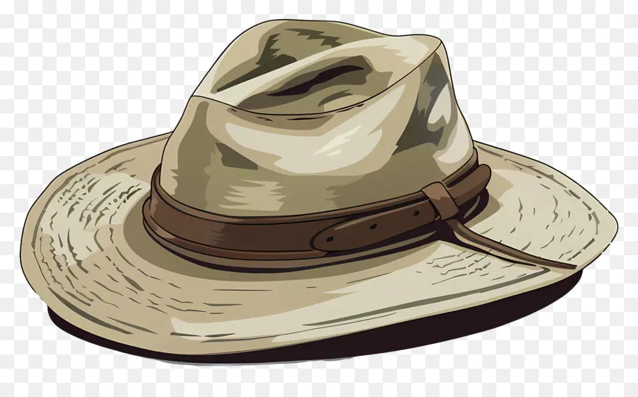 Sombrero De Safari，Sombrero De Vaquero Beige PNG