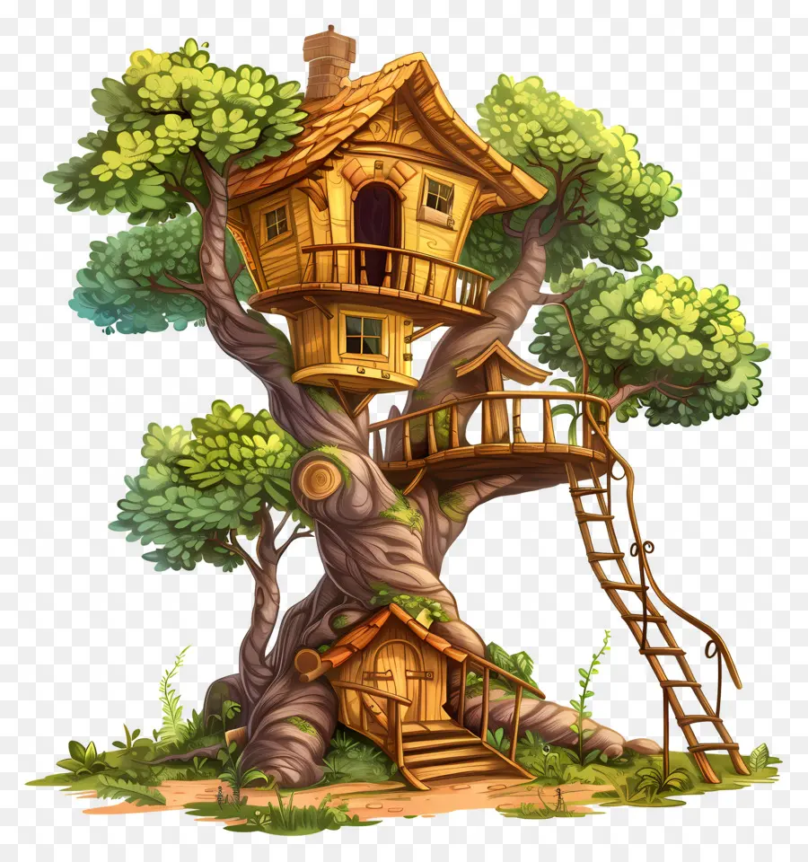 La Casa Del árbol，La Casa En El árbol PNG