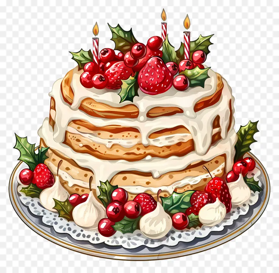 Pastel De Navidad，Pastel En Capas PNG