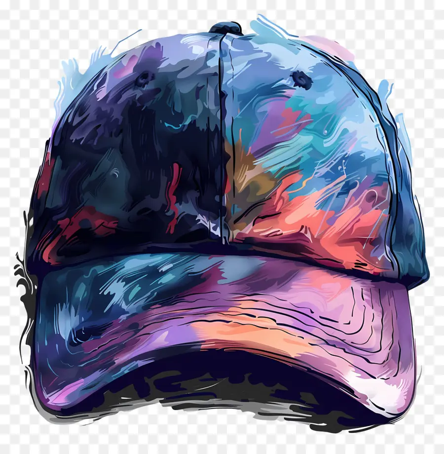 Gorra De Béisbol，Resumen De Pintura PNG