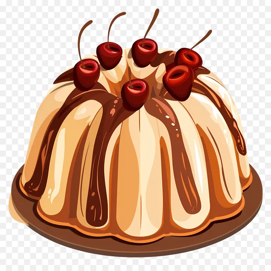 Pastel De Bundt，Postre PNG