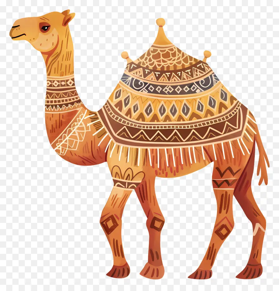 Camello，Tocado Decorativo PNG