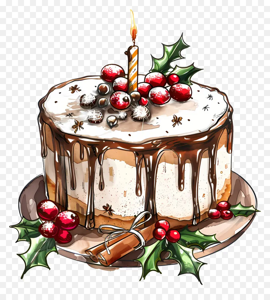 Pastel De Navidad，Pastel PNG