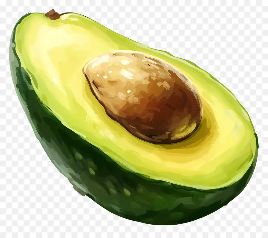 Aguacate，Pintura A La Acuarela PNG