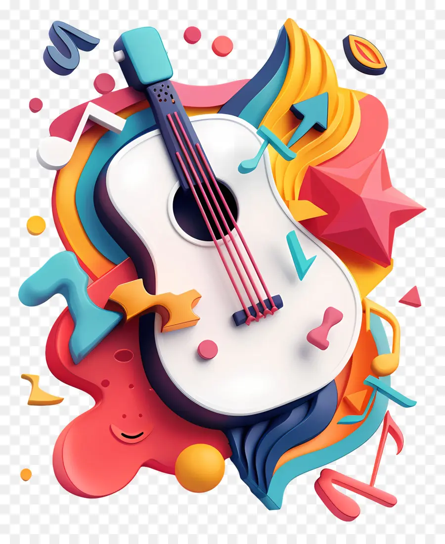 Mundo Día De La Música，El Arte Abstracto PNG