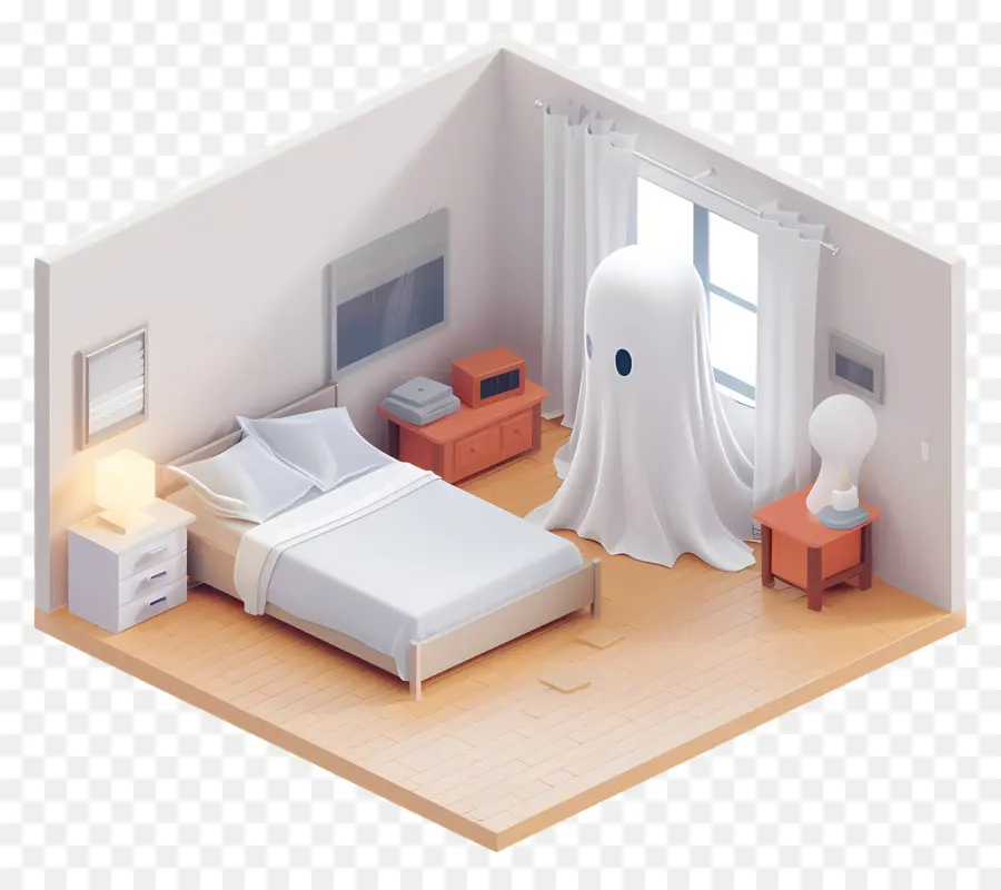 Fantasma，Dormitorio PNG