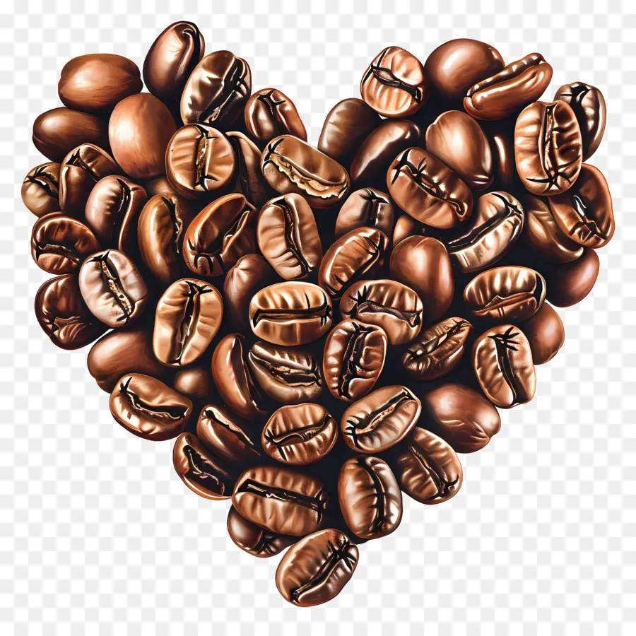 Los Granos De Café，Corazón PNG
