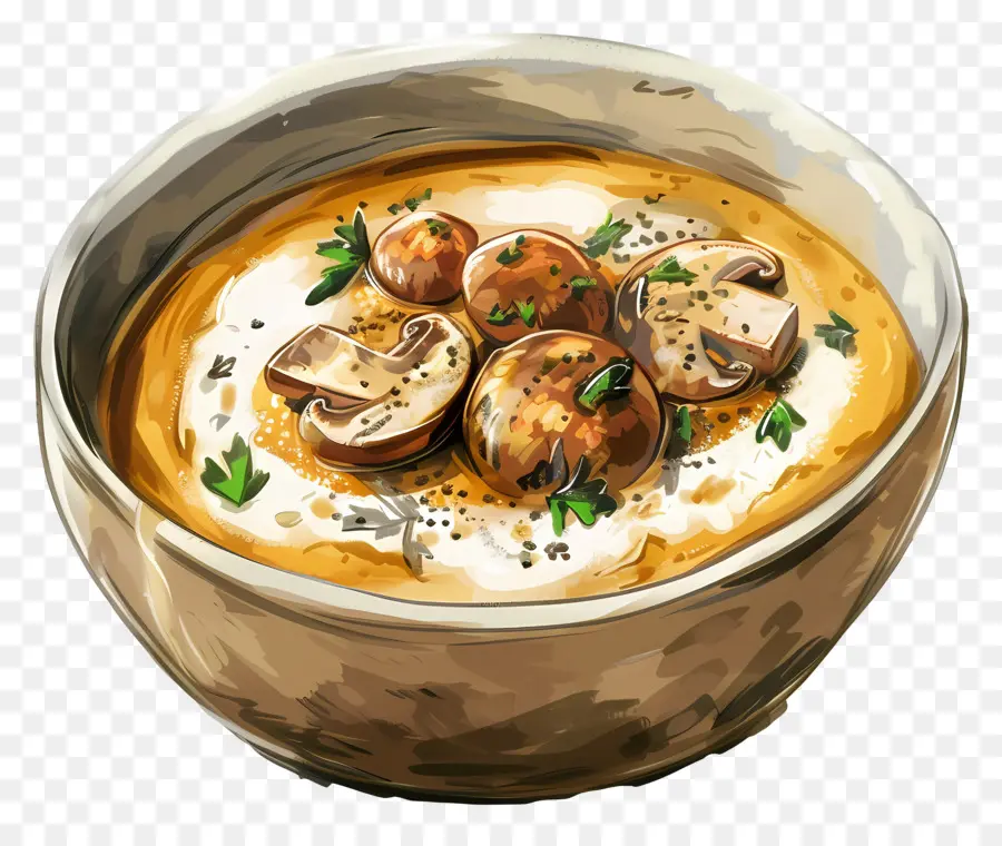 Sopa De Hongos，Bol PNG