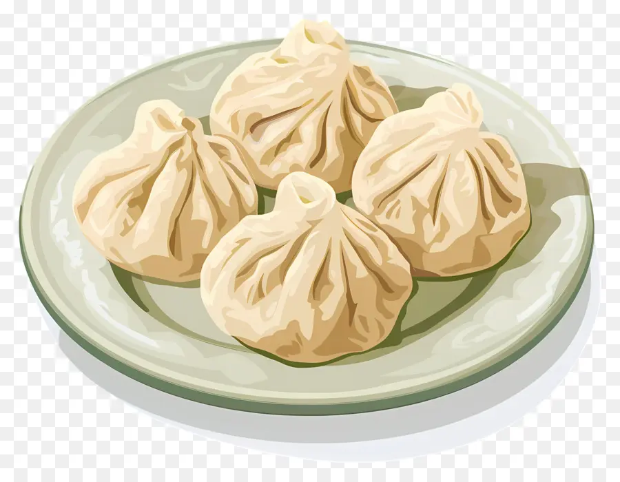 Bola De Masa Hervida，Empanadillas Al Vapor PNG