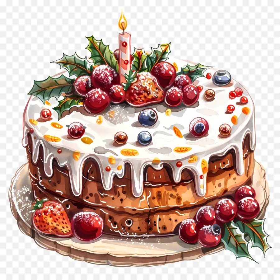 Pastel De Navidad，Pastel De Chocolate PNG