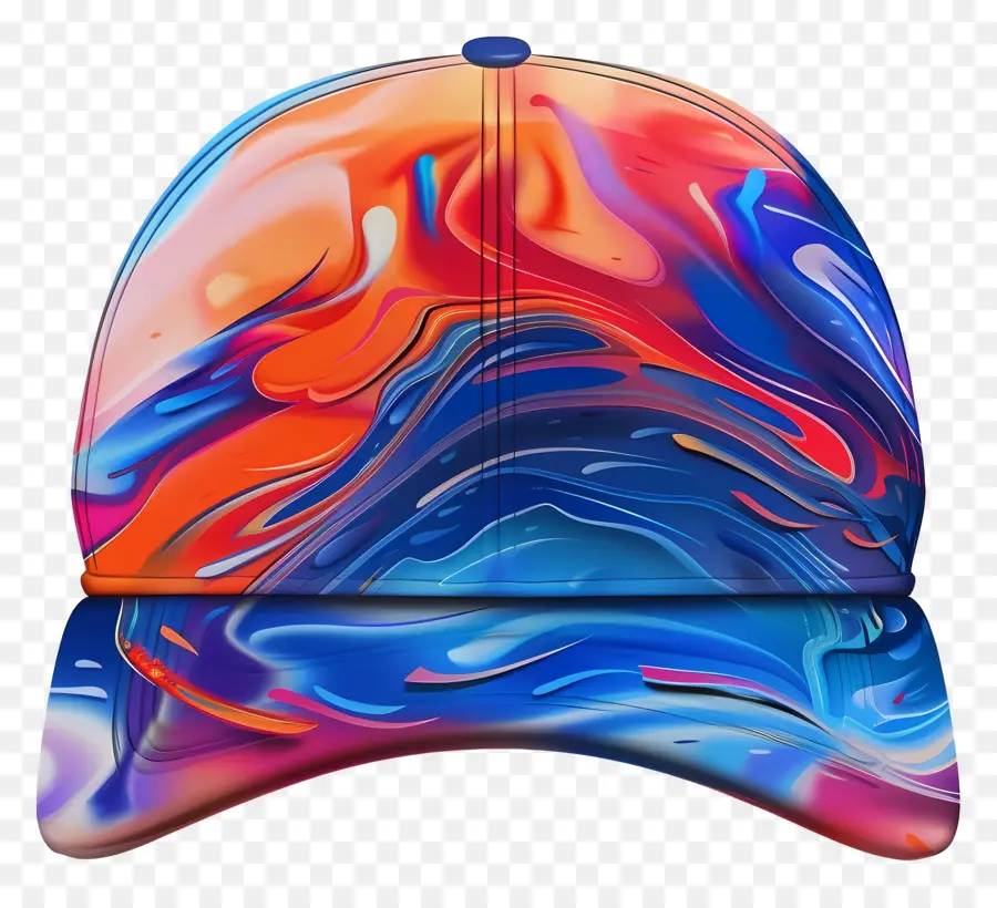 Gorra De Béisbol，Diseño De Gradiente PNG