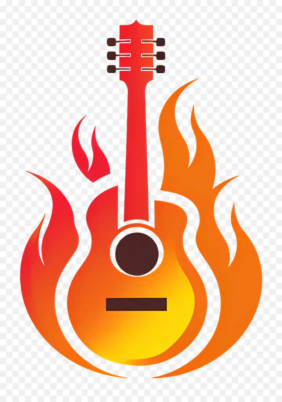 Mundo Día De La Música，Guitarra En Fuego PNG