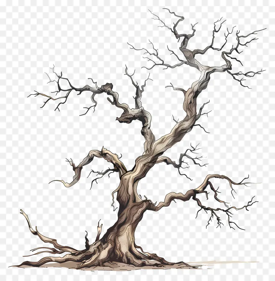 árbol Seco，árbol Muerto PNG