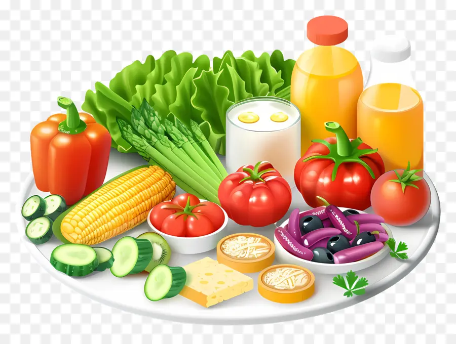 Alimentos Saludables，Nutritivos PNG