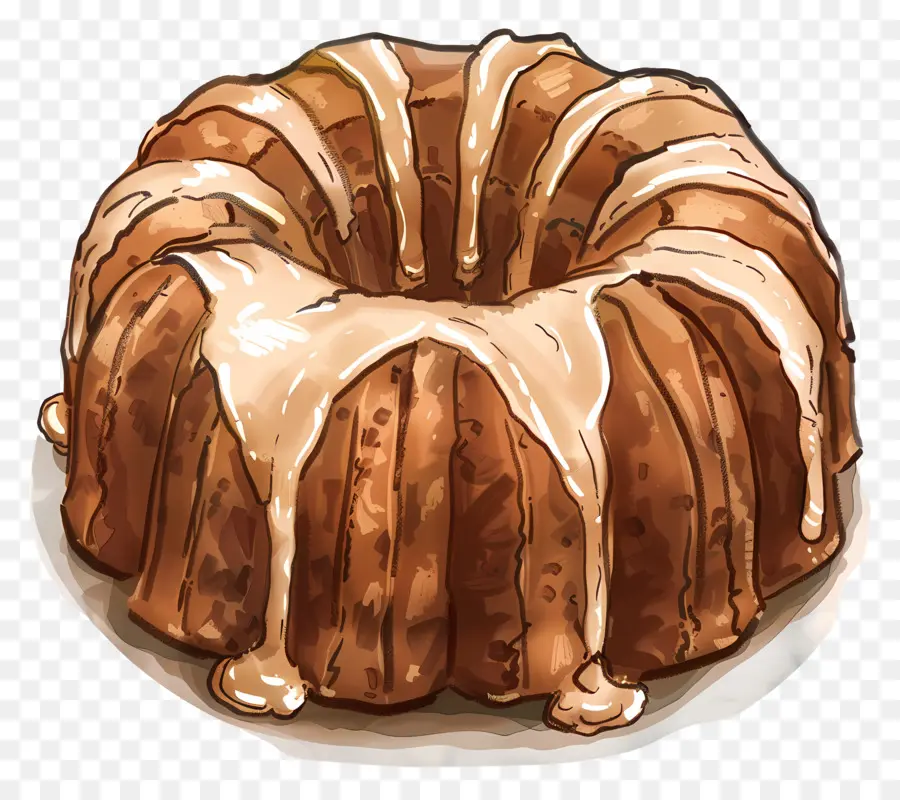 Bundt Cake，Pastel De Manzana Al Horno PNG