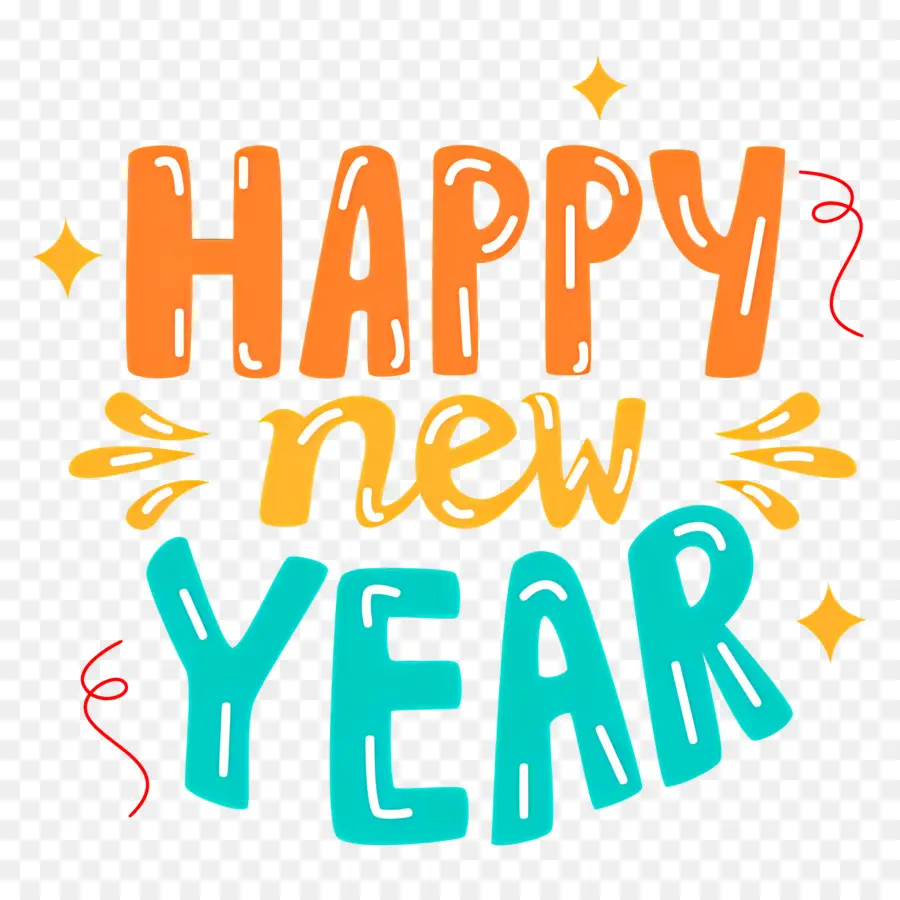 Feliz Año Nuevo，Celebración PNG