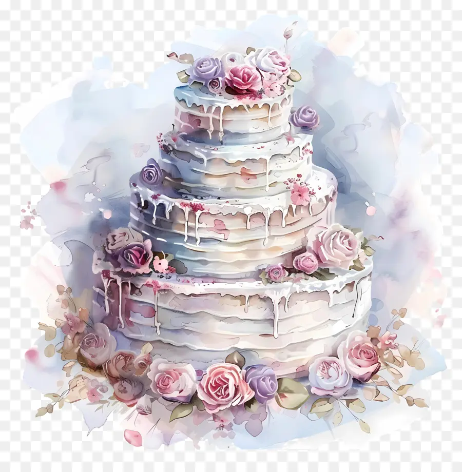 Pastel De Bodas，Pastel Decorativo PNG