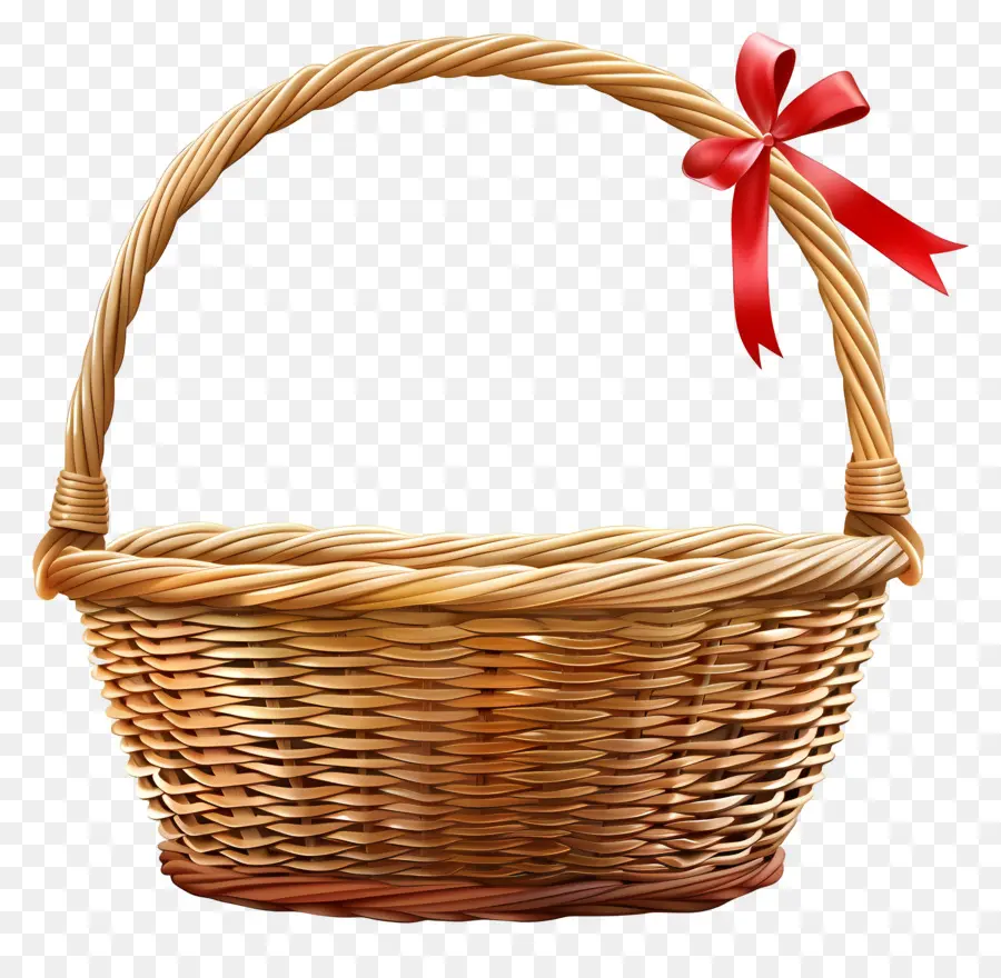 Wicker Basket，Arco Rojo PNG