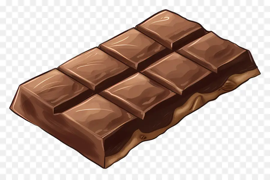 Barra De Chocolate，Chocolate PNG