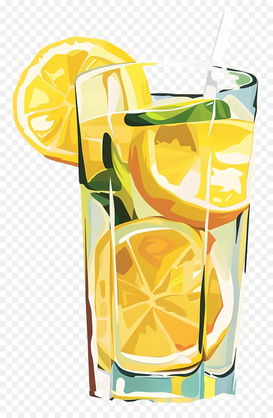 Limonada，Cóctel Colorido PNG